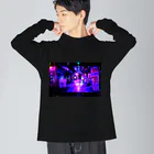 小さな夜のnightmare-パープル Big Long Sleeve T-Shirt