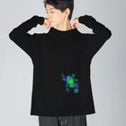 XYZの雨蛙 ビッグシルエットロングスリーブTシャツ