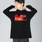 stereovisionのEscape to Paradise 楽園への脱出 Big Long Sleeve T-Shirt