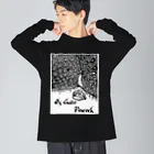 onthestomachのOs Guito Peacock Big Long Sleeve T-Shirt