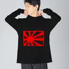 ZEN369のmadeinjapan(赤文字ver) ビッグシルエットロングスリーブTシャツ