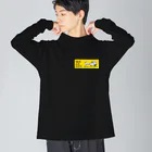 ぷにおもちSHOPの英字ウーパールーパースーパーカー ビッグシルエットロングスリーブTシャツ