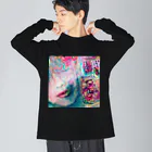 Flowing Art のSilence Big Long Sleeve T-Shirt