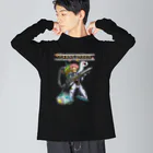 nidan-illustrationの“PRESS START” 2-#1 ビッグシルエットロングスリーブTシャツ