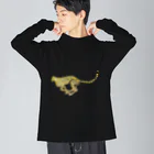 Coshi-Mild-Wildのチーター ビッグシルエットロングスリーブTシャツ