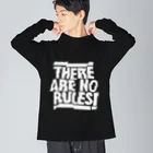 COSMICATION JUNKYARDのTHERE ARE NO RULES ビッグシルエットロングスリーブTシャツ