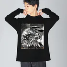 松木　昭洋の天空を司る鳥の王者【鷲】 Big Long Sleeve T-Shirt