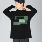 アリーヴェデルチャンネルSHOPのCYBER WINDOW GRN ビッグシルエットロングスリーブTシャツ