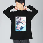 明星ヨウの友情 Big Long Sleeve T-Shirt