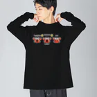 イラスト MONYAAT のたしかに　たしかに　ただのカニ*B Big Long Sleeve T-Shirt