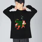 ミュージアムショップトーキョー/museum shop TOKYOの歌川国芳　金魚づくし　玉や玉や　ロゴ版 Big Long Sleeve T-Shirt