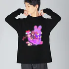 Rimε・●・зstoreのやみかわぷりんちゃん Big Long Sleeve T-Shirt