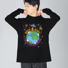 チンパンジーマートのHATE MUSHROOM Big Long Sleeve T-Shirt