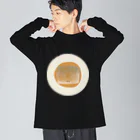 cotton-berry-pancakeのさばの味噌煮ちゃん ビッグシルエットロングスリーブTシャツ