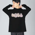 masumi maedaの寄り添う　マヌルネコ　たち Big Long Sleeve T-Shirt