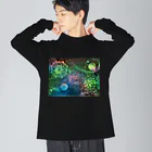 greenwind yuya's Arts shopの宇宙曼荼羅 Big Long Sleeve T-Shirt