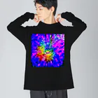 紫園+sion+(麗舞+reybu+)のネオン🌈 ビッグシルエットロングスリーブTシャツ