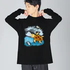 Beautiful Earthのプラスチックレストラン Big Long Sleeve T-Shirt