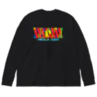 斬る'em ALL/DJつづきともみの【KJデザイン】 MEGALO MANIA-001-EX #MGLMNA Big Long Sleeve T-Shirt