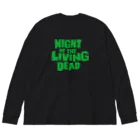 stereovisionのNight of the Living Dead_ロゴ ビッグシルエットロングスリーブTシャツ