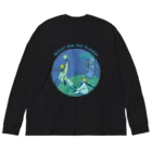 MAKI IRIE shopのNIGHT ON THE PLANET   ビッグシルエットロングスリーブTシャツ