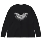 忍太郎の四字熟語 - 四面楚歌 Death Metal Logo デスロゴ  Big Long Sleeve T-Shirt