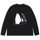 ムクのシャチ スパイホップ Big Long Sleeve T-Shirt