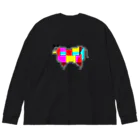 サトオの牛肉 部位 ドット絵 Big Long Sleeve T-Shirt