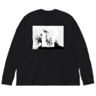 NATSUYA TAKASAKIのRIGHT SIDE  Big Long Sleeve T-Shirt