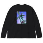 わらしゃんどのヤシの木 Big Long Sleeve T-Shirt