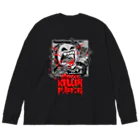 デヴィルブレイン通販部SUZURI店の【濃色系】キラーポテト ビッグシルエットロングスリーブTシャツ