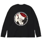 WebArtsのHanafuda January Design "Pine and Crane" 一月の花札「松に鶴」02 Big Long Sleeve T-Shirt