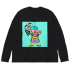 rakugakitt7のONGYA ！！！ ビッグシルエットロングスリーブTシャツ