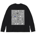 M.L.Merの山用品リスト！？グレー Big Long Sleeve T-Shirt