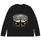 zaisuのネコの密会 Big Long Sleeve T-Shirt