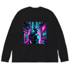 のんびりアート工房のサイバーパンク Big Long Sleeve T-Shirt