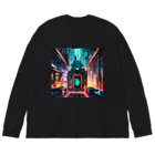 のんびりアート工房のサイバーパンク Big Long Sleeve T-Shirt