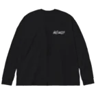 Skull sectionのバイクとドクロ（黒メイン） Big Long Sleeve T-Shirt