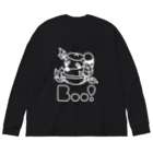 Boo!のBoo!(ぶんぶくちゃがま) Big Long Sleeve T-Shirt