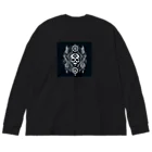 kotarou_92のユニークなスカル Big Long Sleeve T-Shirt