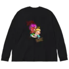 Siderunの館 B2の悪魔と天使 Big Long Sleeve T-Shirt