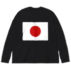 お絵かき屋さんの日本の国旗 Big Long Sleeve T-Shirt