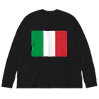 お絵かき屋さんのイタリアの国旗 Big Long Sleeve T-Shirt