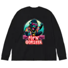 Donky Goriのポップンゴリラ5 ビッグシルエットロングスリーブTシャツ