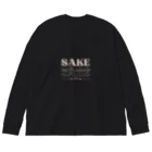 のんだくれののんだくれ ビッグシルエットロングスリーブTシャツ