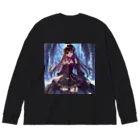 静寂工房の音のセレスティア・ムーンシェード Big Long Sleeve T-Shirt