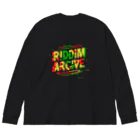 Riddim AirchiveのRiddim Arcive ロゴデザイン ビッグシルエットロングスリーブTシャツ