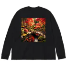 有栖の日本庭園1 Big Long Sleeve T-Shirt