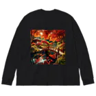 有栖の日本庭園2 Big Long Sleeve T-Shirt