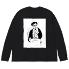 R.MuttのIF YOU DON'T GET AN EDUCATION SOMEONE ELSE WILL ALWAYS CONTROL YOUR LIFE. Big Long Sleeve T-Shirt